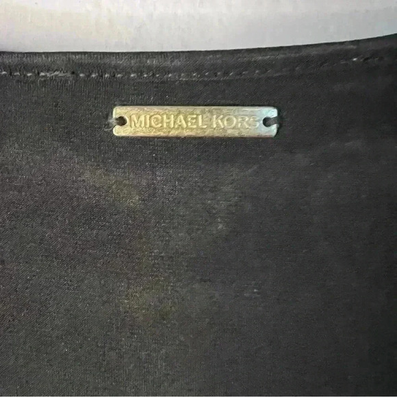 Michael Kors side lace up blouse top shirt blk w/gold hardware size XS - Picture 3 of 5